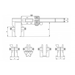 UNIVERSAL digital caliper 5 microns