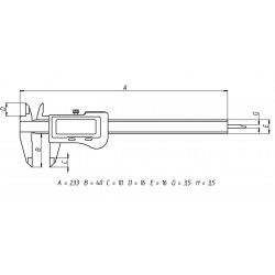 Carbide Wireless caliper IP67