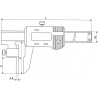 TUBE digital caliper 5 microns