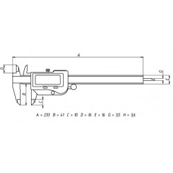 Low-force caliper IP67