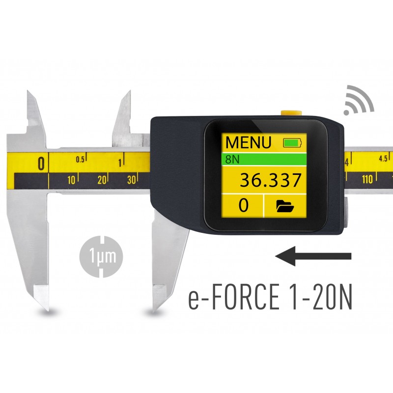 Micron computerized e-Force caliper Industry 4.0