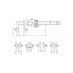 Universal digital caliper IP54