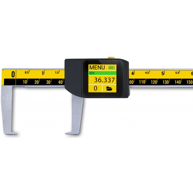 Outside groove computerized caliper IP54 Industry 4.0