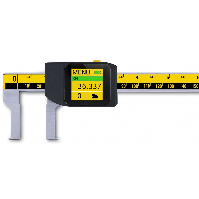 Inside groove computerized caliper IP54 Industry 4.0