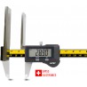 Flat internal jaws digital caliper ip67