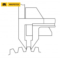 Gear tooth digital caliper