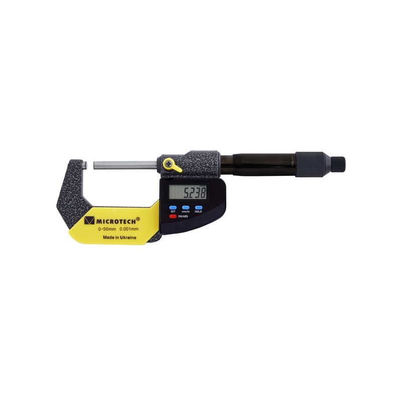 Double range digital micrometer IP65