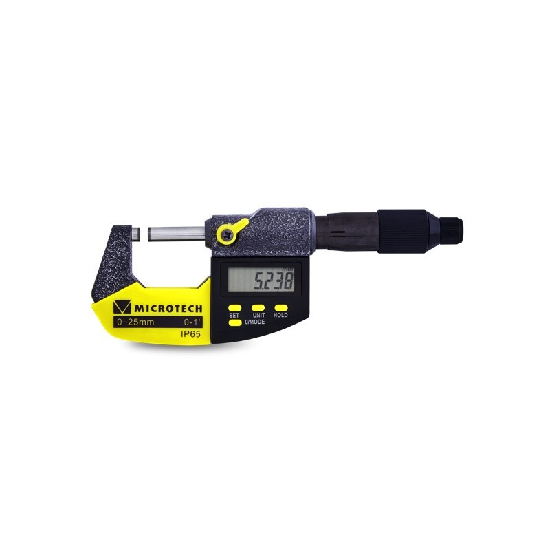 Precision digital micrometer IP65 friction