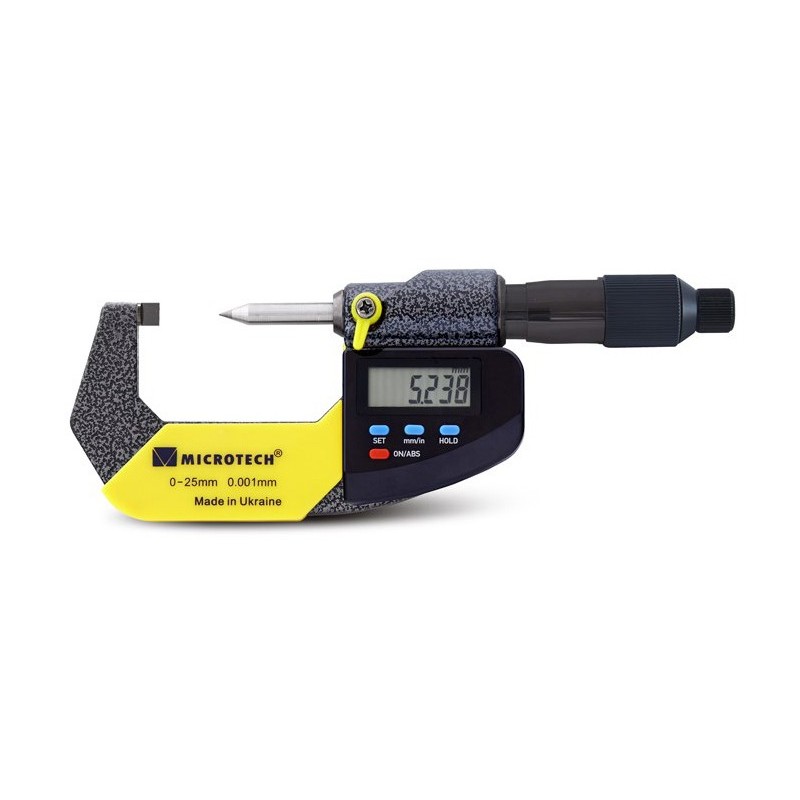 Cable crimping digital micrometer IP65