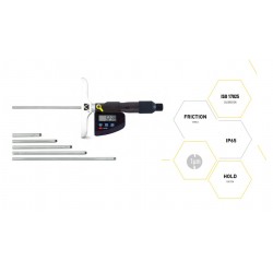 Computerized sub-micron depth micrometer