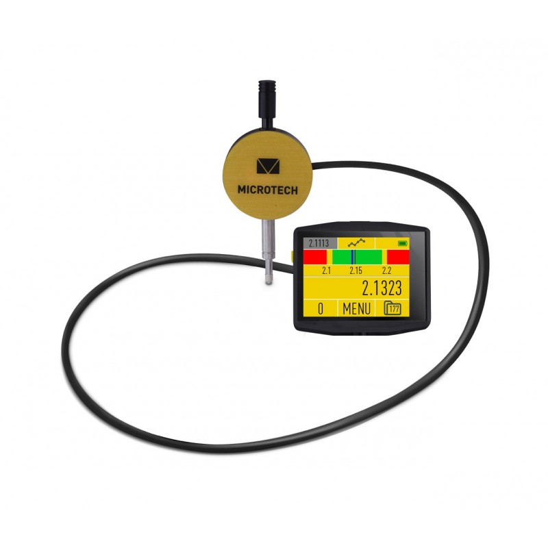 Sub-micron computerized indicator with external probe