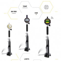 Retractable bore gauge for...