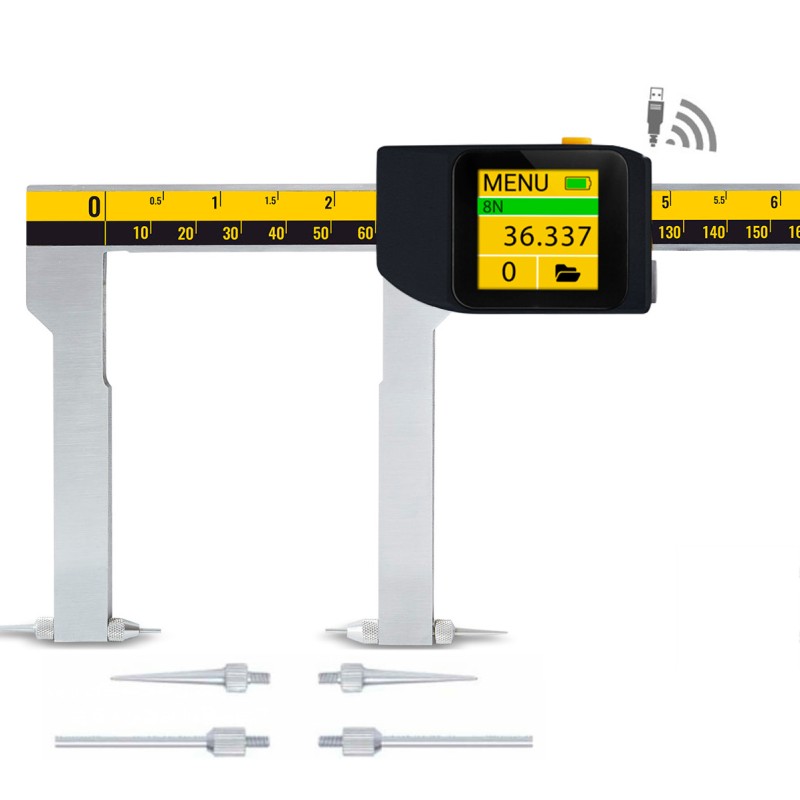 INTERCHANGEABLE POINTS computierized caliper e-Force Industry 4.0