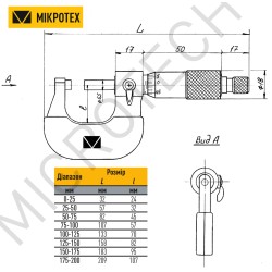 Outside precision micrometer