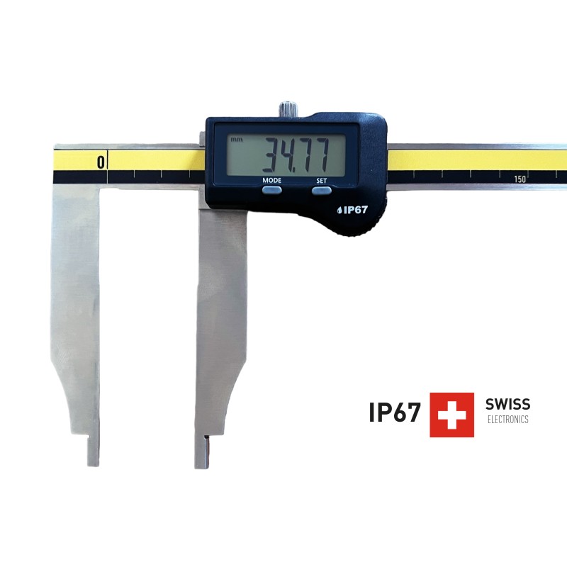 Digital Long jaw caliper IP67