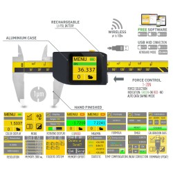 Micron computerized e-Force caliper Industry 4.0