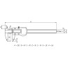 Precision caliper IP67