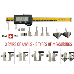 Universal digital caliper IP67