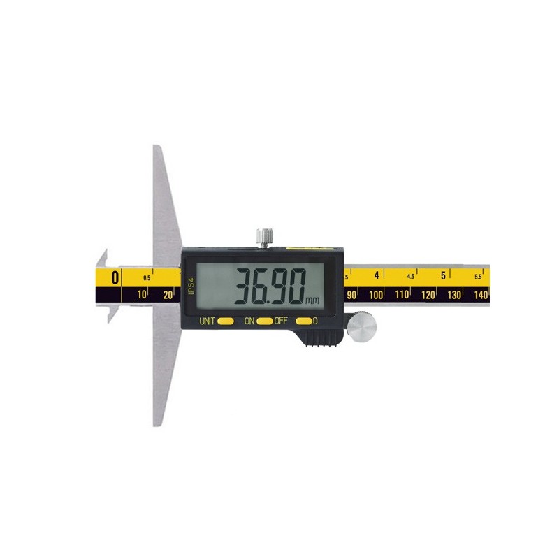 Digital depth caliper double hook IP54