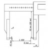 Long jaw digital caliper for external measurings