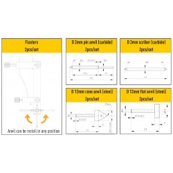 UNIVERSAL ACCESORIES SET for caliper